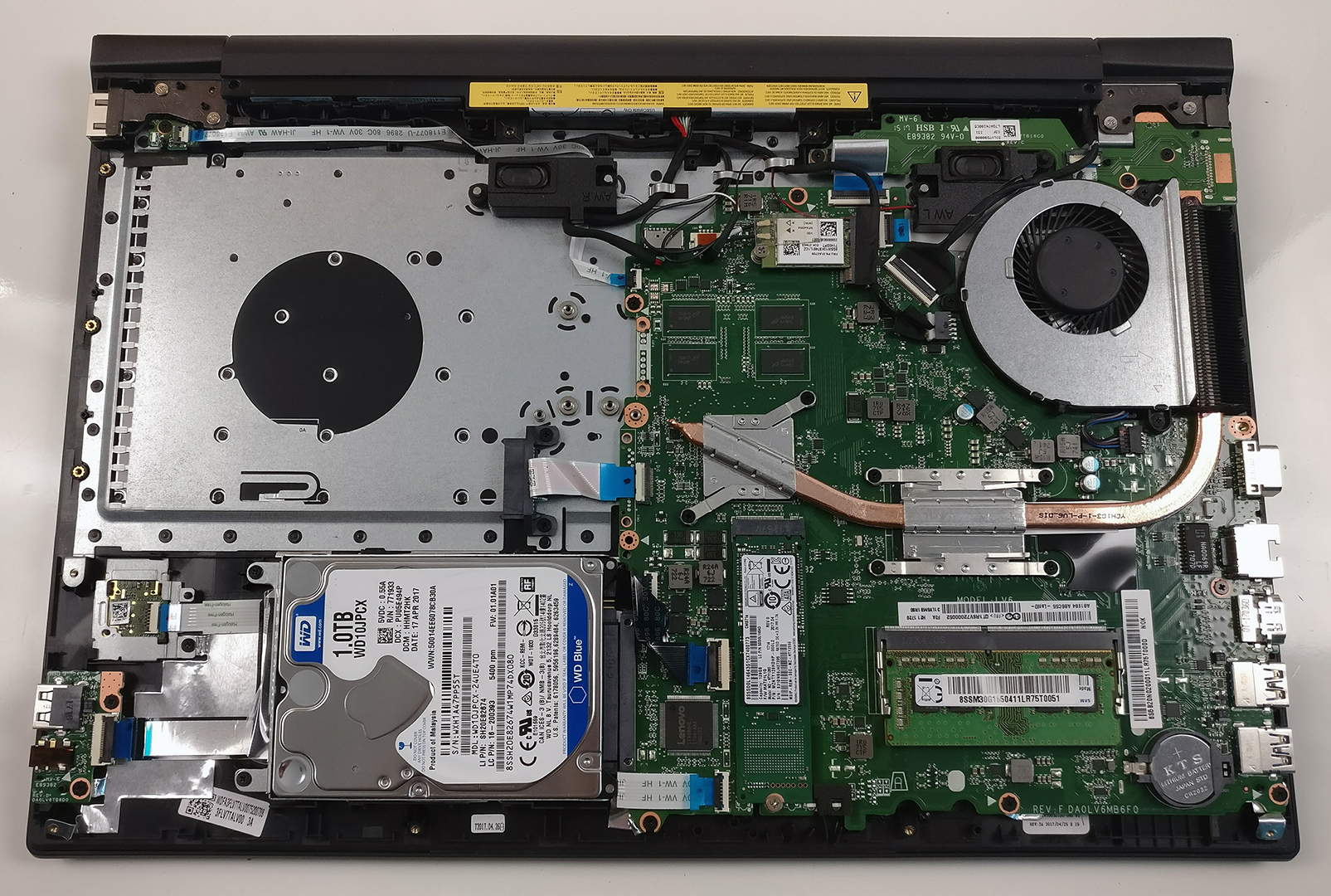 How to replace and fix Lenovo V310-15ISK V310-15IKB V310-14ISK V310-14lKB E52-80 E42-80 Fan original (Lenovo V310-15)